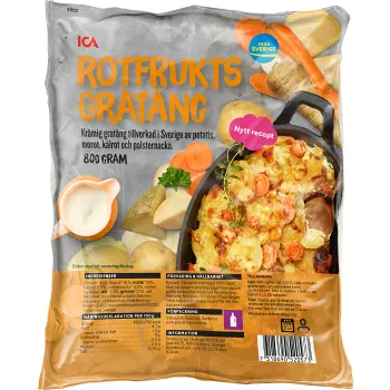Rotfruktsgratäng 800g ICA.
