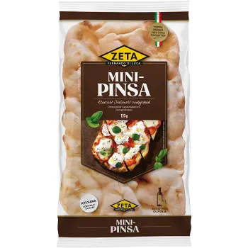Mini Pinsa Pizzabröd 130g Zeta.