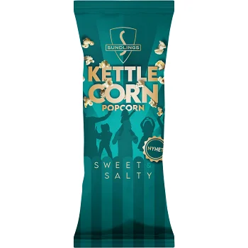 Popcorn Kettle Corn 100g Sundlings.