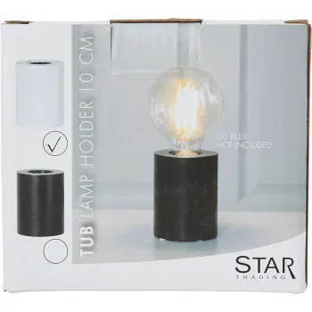 Lampfot E27 Tub vit 1st Star Trading.