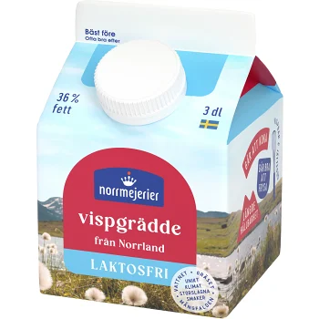 Vispgrädde Laktosfri 36% 300ml Norrmejerier.