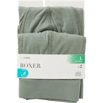 Boxer Milton 2p grön XL mywear.