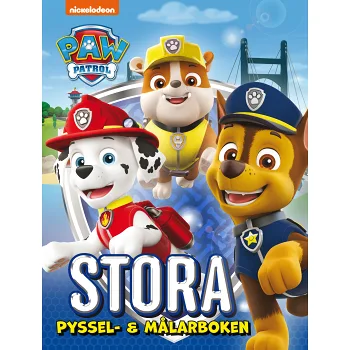Paw Patrol Stora pyssel- och målarboken.