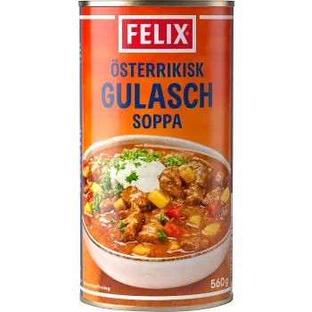 Gulaschsoppa 560g Felix.