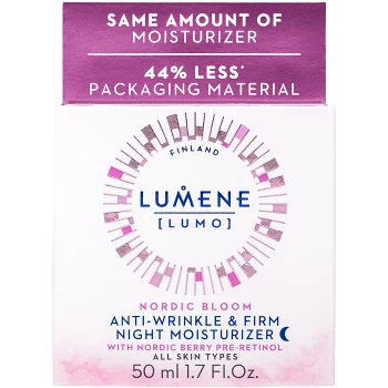 Nattkräm Nordic Bloom Anti-Wrinkle &amp; Firm Night Moisturizer 50ml Lumene.