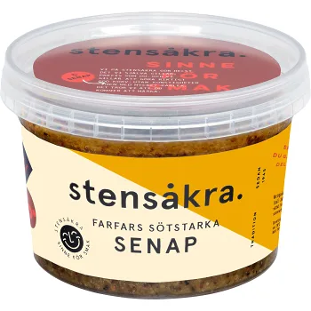 Senap Farfars Sötstarka 250g Stensåkra.