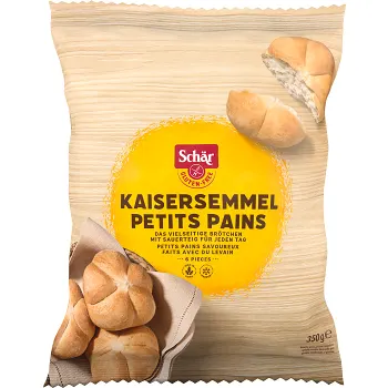 Rosette småbröd glutenfri Fryst 350g Schär.