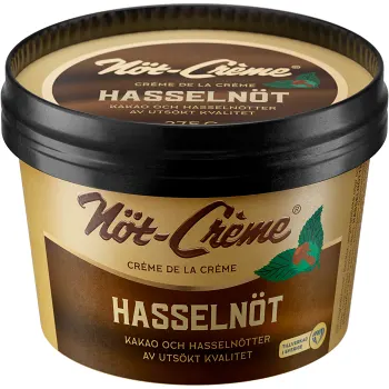 Hasselnötskräm Créme de la créme 275g Printzells.