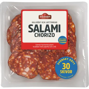 Salami Chorizo 80g Jakobsdals Charkuteri.