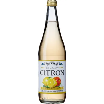 Mousserande Citron 63cl Brunneby.