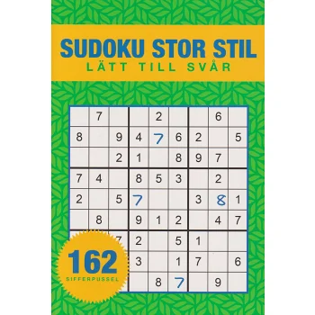 Sudoku - Stor stil.