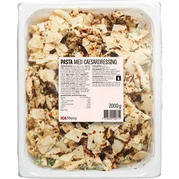 Pasta med Caesardressing 2kg ICA Meny.