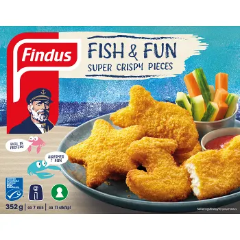 Fish &amp; fun 352g Findus.