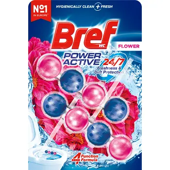 Toablock Power Active Fresh Flowers duopack 100g WC Bref.