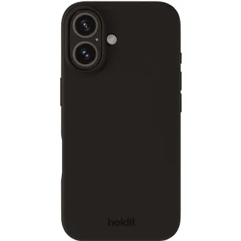 Skal silikon iPhone 16 svart.