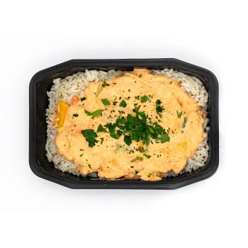 Ediths Kycklinggryta Röd Curry med ris 500g.