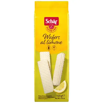Wafers al limone Glutenfri 125g Schär.