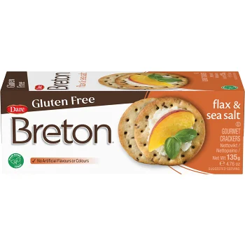 Flax Glutenfri Seasalt 135g Dare.