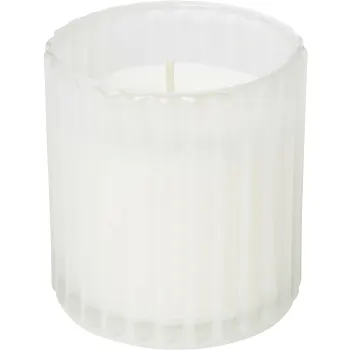 Fylld ljuslykta dusty vit.