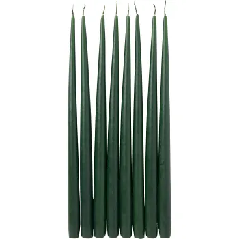 Antikljus grön 38cm.