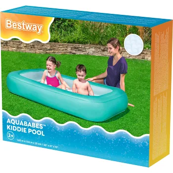 Pool barnpool med mjuk botten 165x104x25cm Bestway.