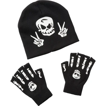 Set Halloween svart.