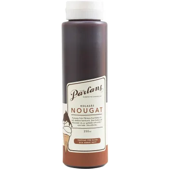 Kolasås Nougat 250ml Pärlans Konfektyr.