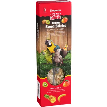 Fågelmat Fröstänger Papegoja 2p Dogman.