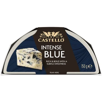 Blåmögelost Intense Blue 29% 150g Castello®.