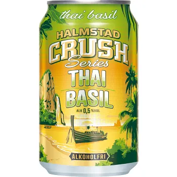 Blanddryck Thai Basil 0,5% 330ml Halmstad Crush.