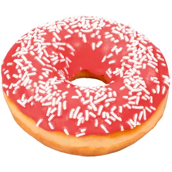 Donut Jordgubb 53 g Dafgård.