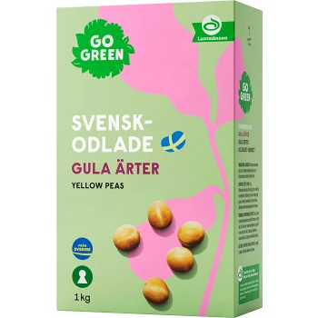 Gula ärter 1kg GoGreen.