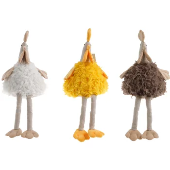 Höna fluffig sittande 40 cm Festive.