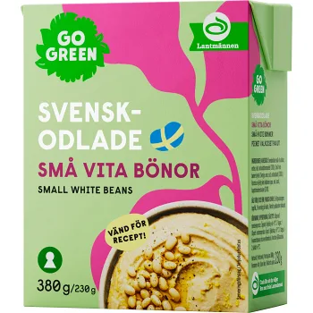Små vita bönor 380g GoGreen.