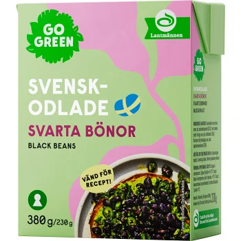 Svarta bönor 230g GoGreen.