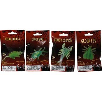 Insekter "Glow in the dark" 4 olika Festive.