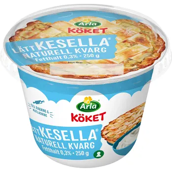 Kesella® kvarg lätt 0,3% 250g Arla Köket®.