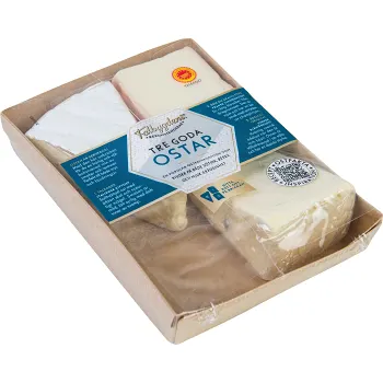 Ostbricka 3 sorter 300g Falbygdens ost.