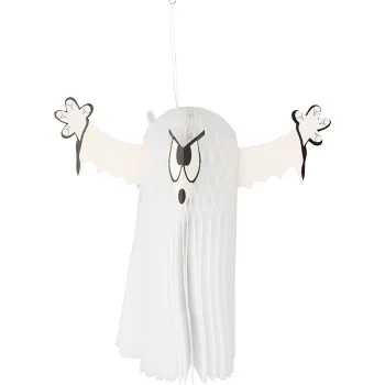 Spöke Hängande Vit 11x23cm Festive.