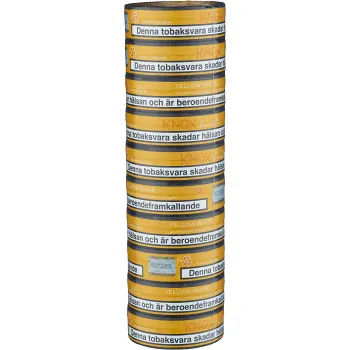 Yellow White Stock Knox.