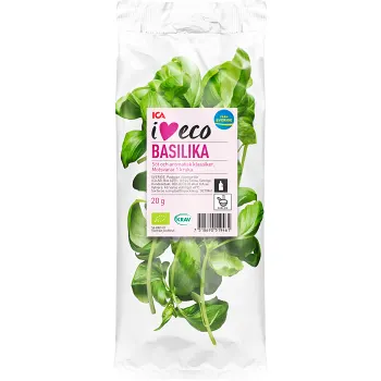 Basilika flowpack 20g Ekologisk Klass 1 ICA I love eco.