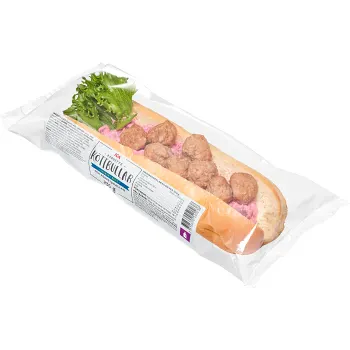 Baguette Köttbullar Rödbetssallad 235g ICA.