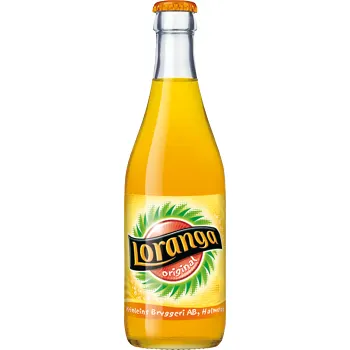 Läsk Apelsin Loranga.