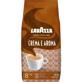 Kaffe Crema e Aroma Hela bönor 1kg Lavazza.