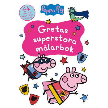 Gretas superstora målarbok.