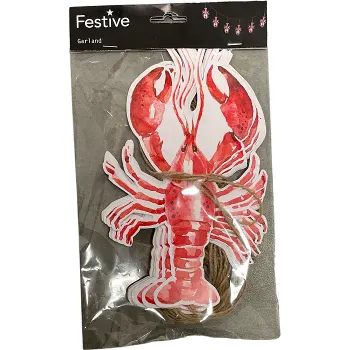 Kräftgirlang 4m m jutesnöre Festive.