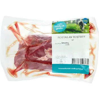 Rostas ca 500g Västernorrlandsgården.