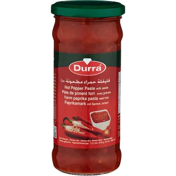 Paprikapuré stark 370g Durra.