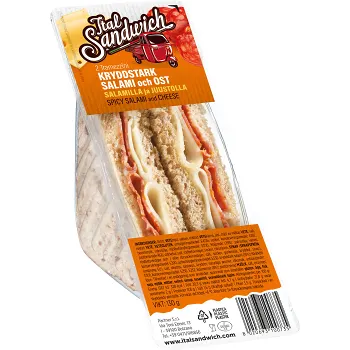 Sandwich Spicy Salami 130g Italsandwich.