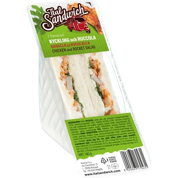 Sandwich Kyckling Ruccola 140g ItalSandwich.